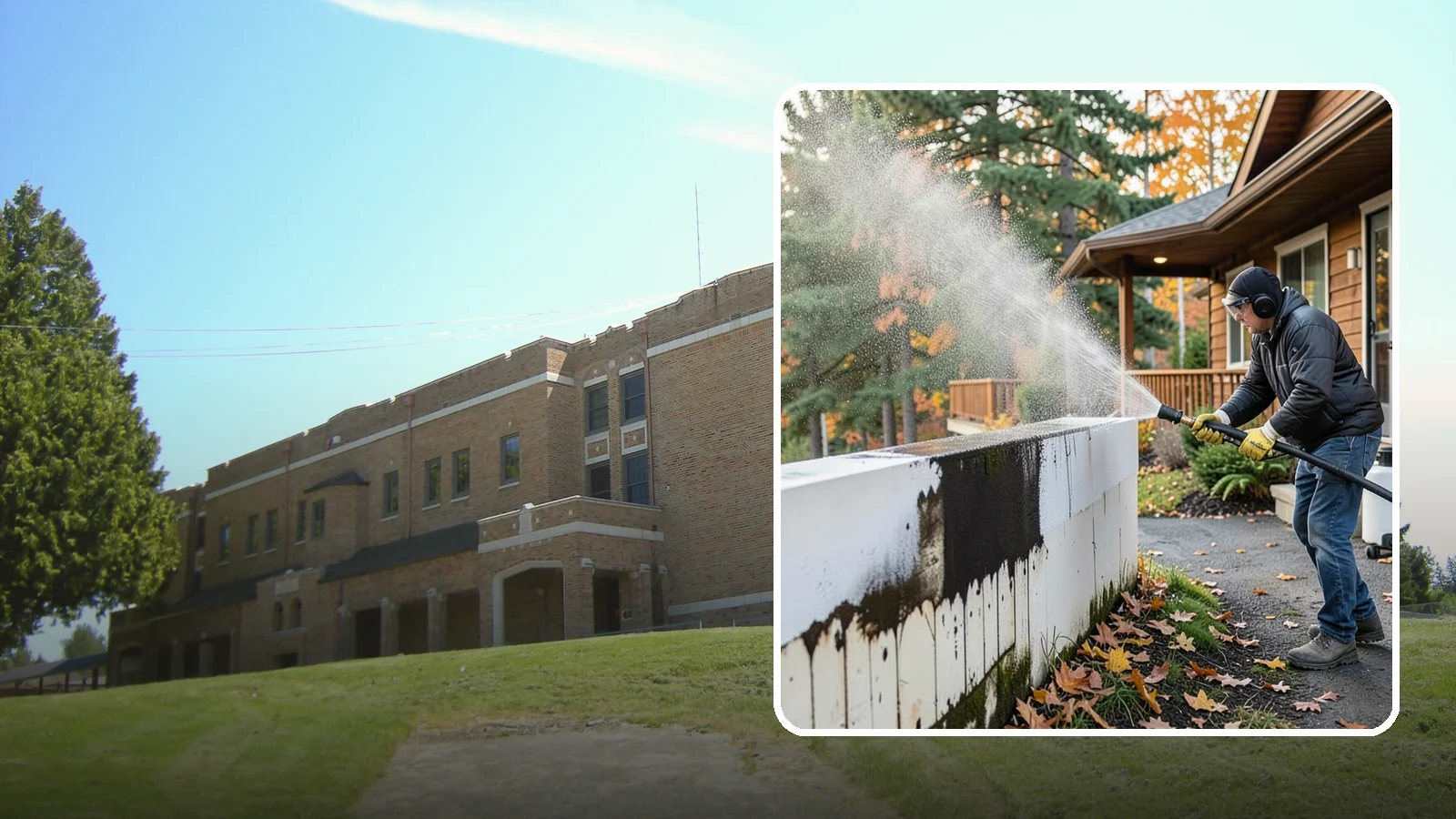 Graffiti Removal in Maple Valley, King County, WA - We remove graffiti from Washington buildings and surfaces quickly before it invites more vandalism.
