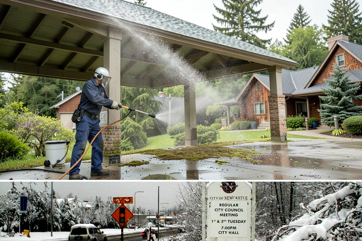 Graffiti Removal in Newcastle, King County, WA - Graffiti should be removed as soon as it appears in any season, though warmer, drier days speed up solvent action.