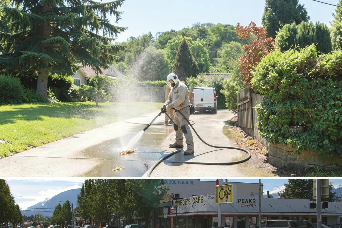 Graffiti Removal in North Bend, King County, WA - Graffiti should be removed as soon as it appears in any season, though warmer, drier days speed up solvent action.