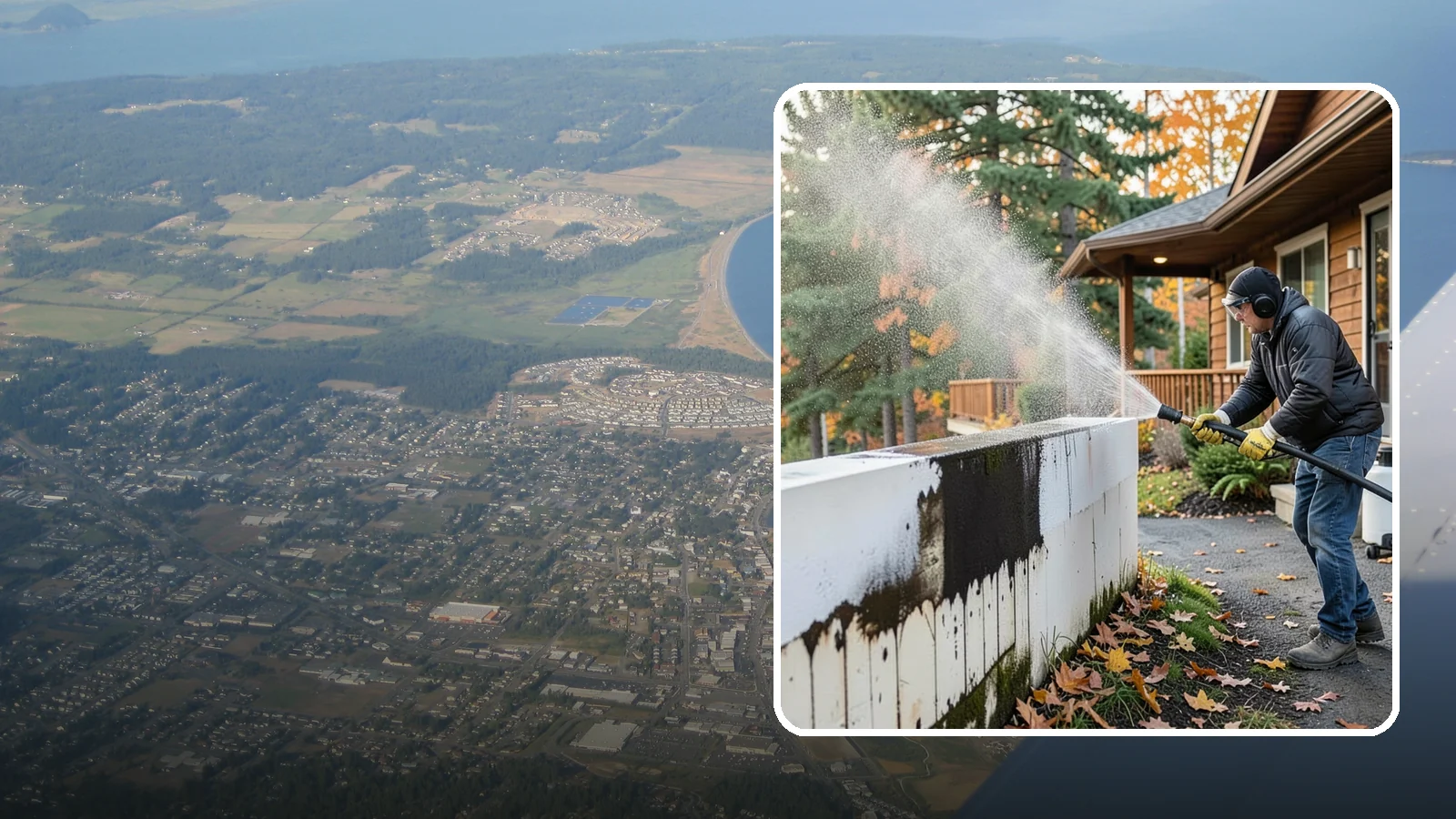 Graffiti Removal in Oak Harbor, Island County, WA - We remove graffiti from Washington buildings and surfaces quickly before it invites more vandalism.