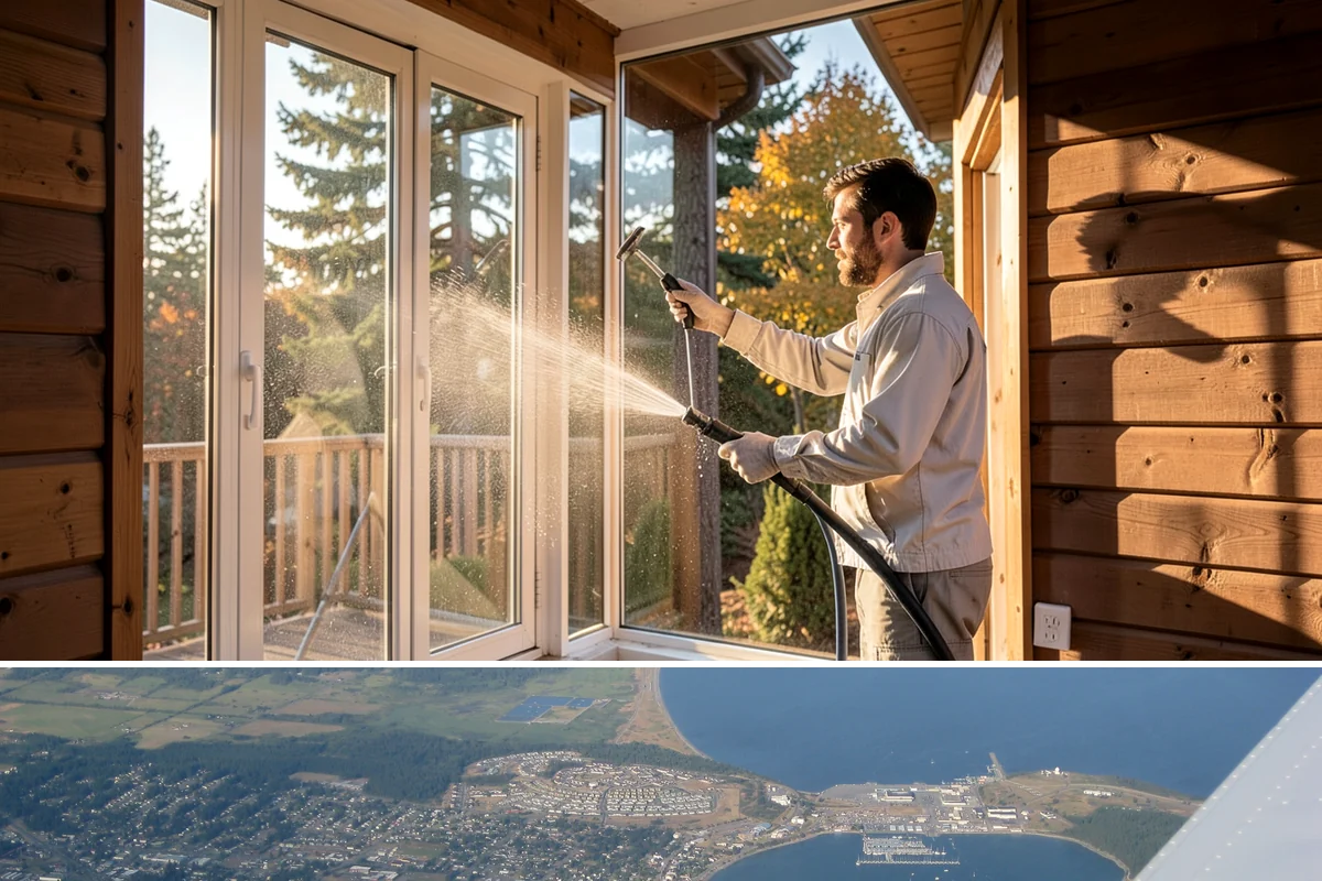 Graffiti Removal in Oak Harbor, Island County, WA - Graffiti should be removed as soon as it appears in any season, though warmer, drier days speed up solvent action.