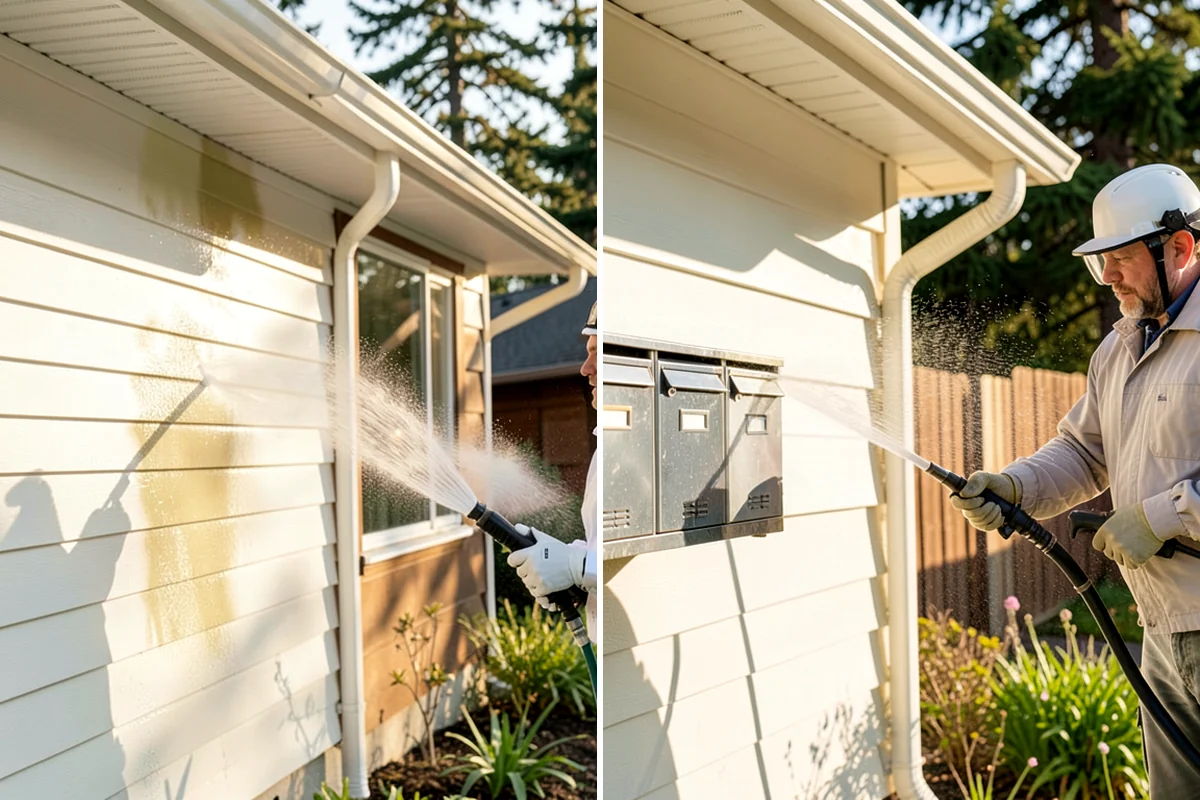 Graffiti Removal in Pacific, King County, WA - Identify the substrate and paint type