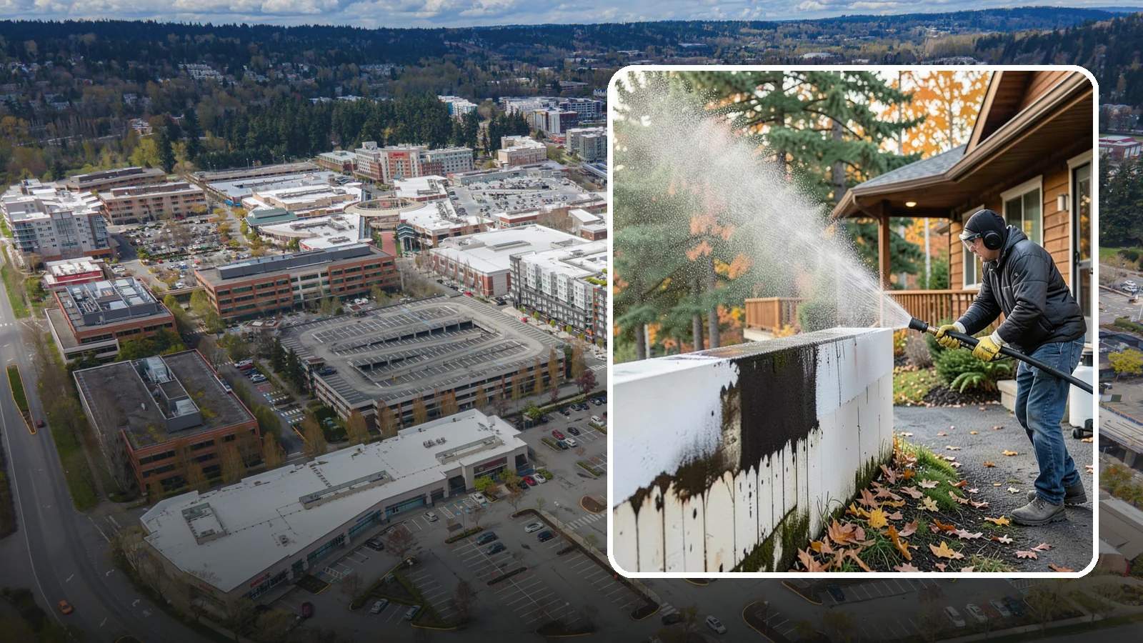 Graffiti Removal in Redmond, King County, WA - We remove graffiti from Washington buildings and surfaces quickly before it invites more vandalism.