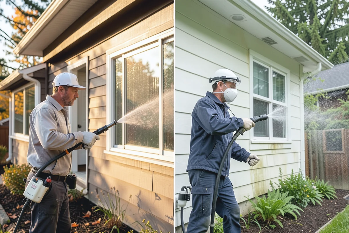 Graffiti Removal in Redmond, King County, WA - Identify the substrate and paint type