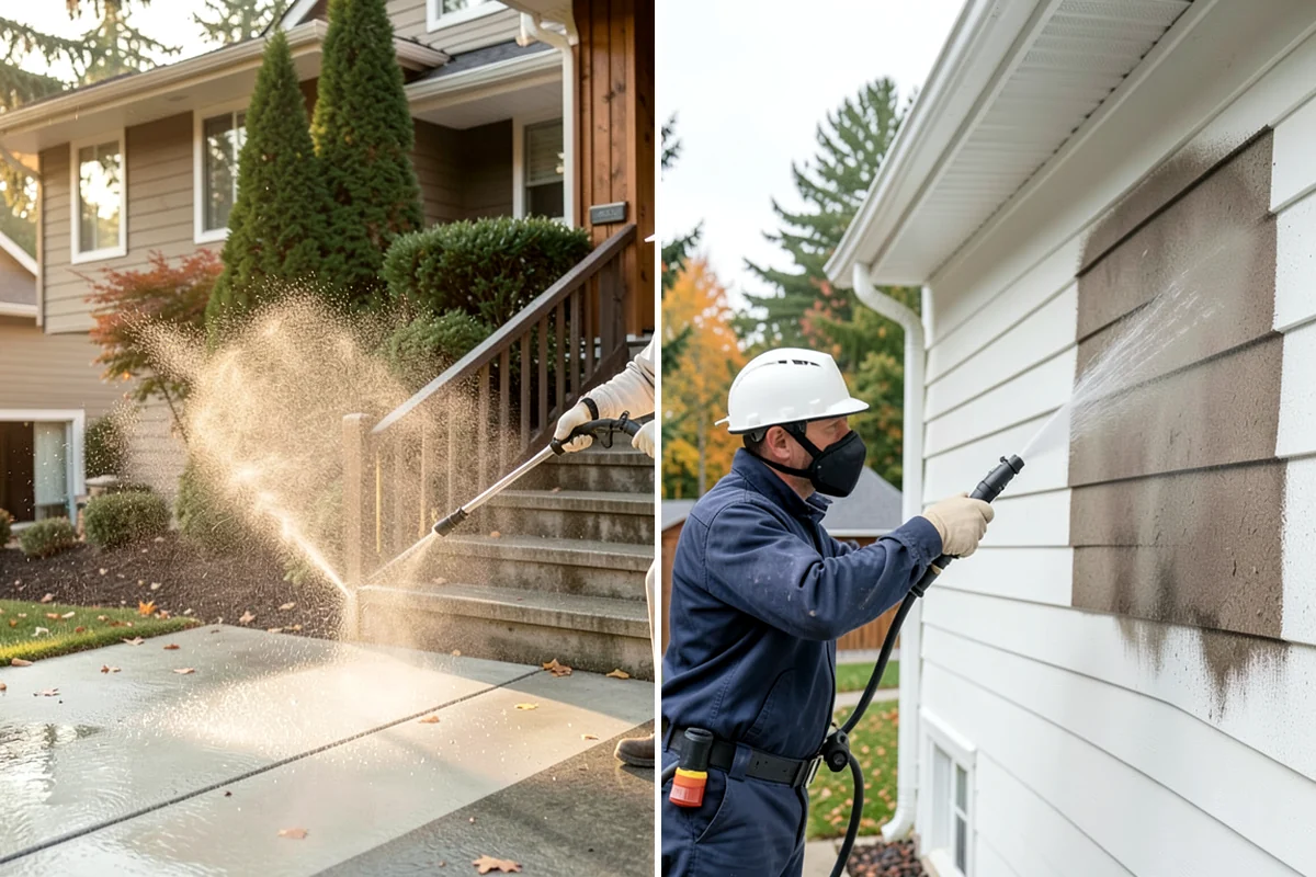 Graffiti Removal in Sedro-Woolley, Skagit County, WA - Identify the substrate and paint type