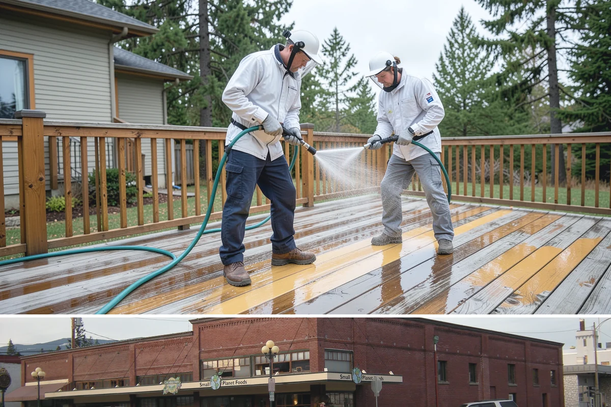 Graffiti Removal in Sedro-Woolley, Skagit County, WA - Graffiti should be removed as soon as it appears in any season, though warmer, drier days speed up solvent action.