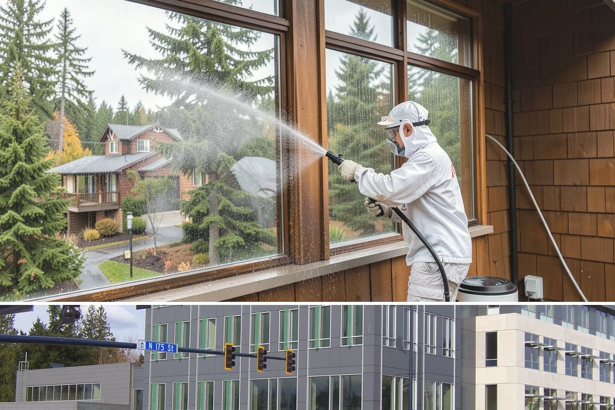 Graffiti Removal in Shoreline, King County, WA - Graffiti should be removed as soon as it appears in any season, though warmer, drier days speed up solvent action.