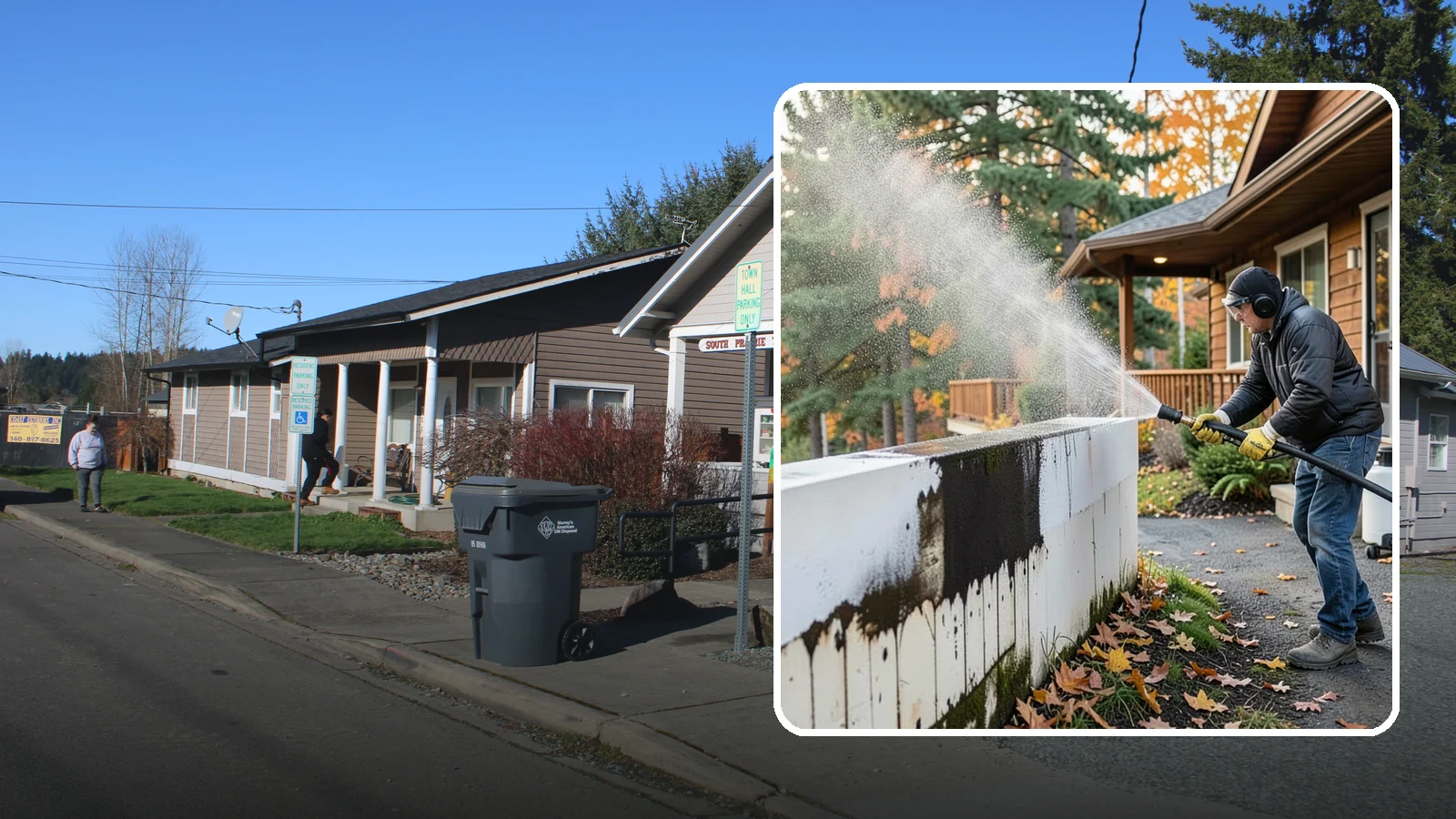 Graffiti Removal in South Prairie, Pierce County, WA - We remove graffiti from Washington buildings and surfaces quickly before it invites more vandalism.