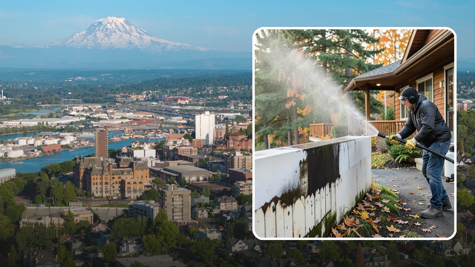 Graffiti Removal in Tacoma, Pierce County, WA - We remove graffiti from Washington buildings and surfaces quickly before it invites more vandalism.