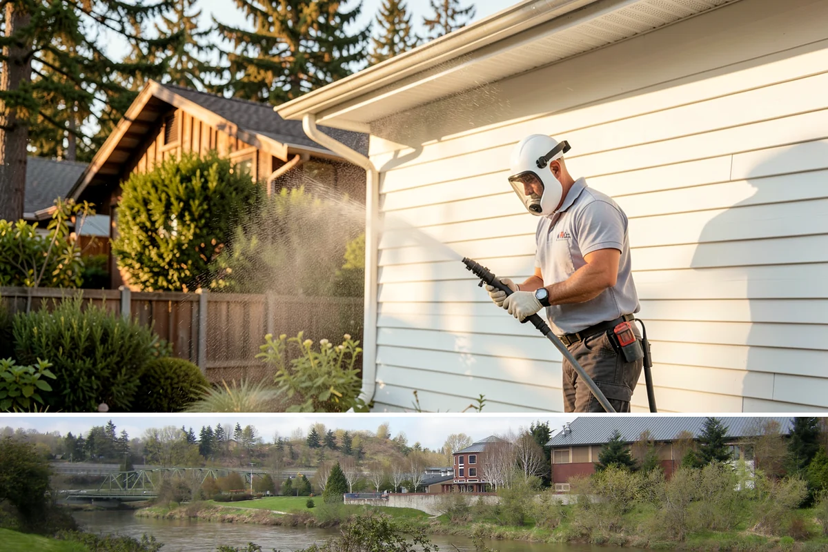 Graffiti Removal in Tukwila, King County, WA - Graffiti should be removed as soon as it appears in any season, though warmer, drier days speed up solvent action.