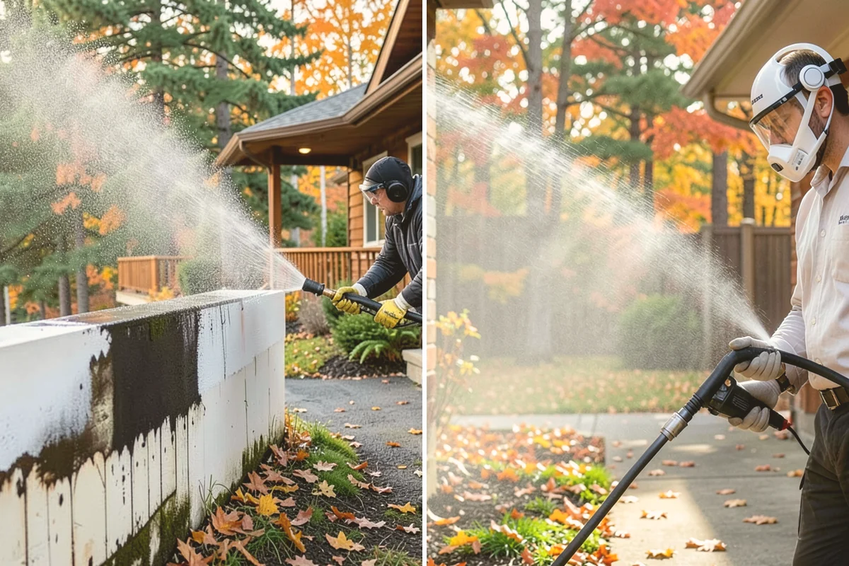 Gravel Border Cleaning in Algona, King County, WA - Remove leaves, weeds, and large debris from the gravel