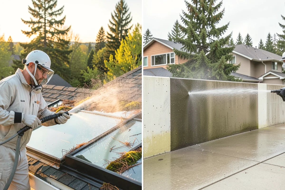 Gravel Border Cleaning in Anacortes, Skagit County, WA - Remove leaves, weeds, and large debris from the gravel