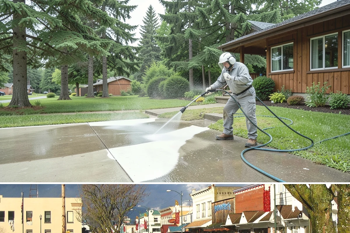 Gravel Border Cleaning in Arlington, Snohomish County, WA - Late fall and spring are ideal for clearing seasonal leaf drop and refreshing the borders.