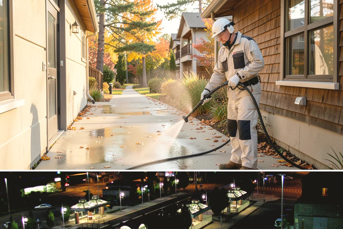 Gravel Border Cleaning in Auburn, King County, WA - Late fall and spring are ideal for clearing seasonal leaf drop and refreshing the borders.