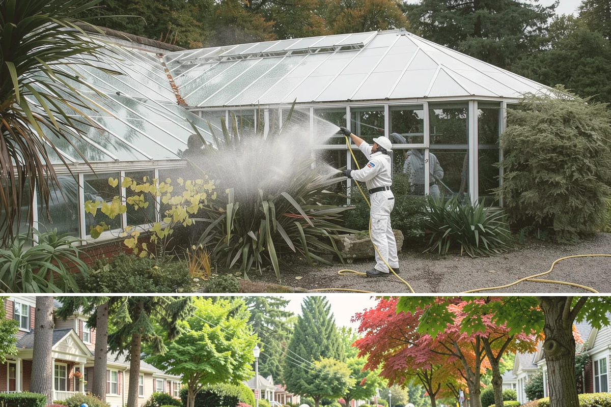 Gravel Border Cleaning in Beaux Arts Village, King County, WA - Late fall and spring are ideal for clearing seasonal leaf drop and refreshing the borders.