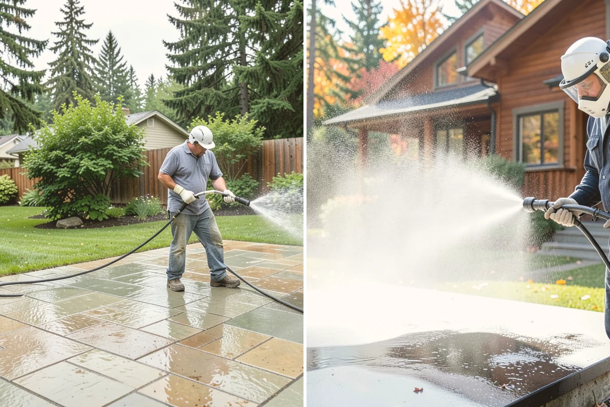 Gravel Border Cleaning in Brier, Snohomish County, WA - Remove leaves, weeds, and large debris from the gravel