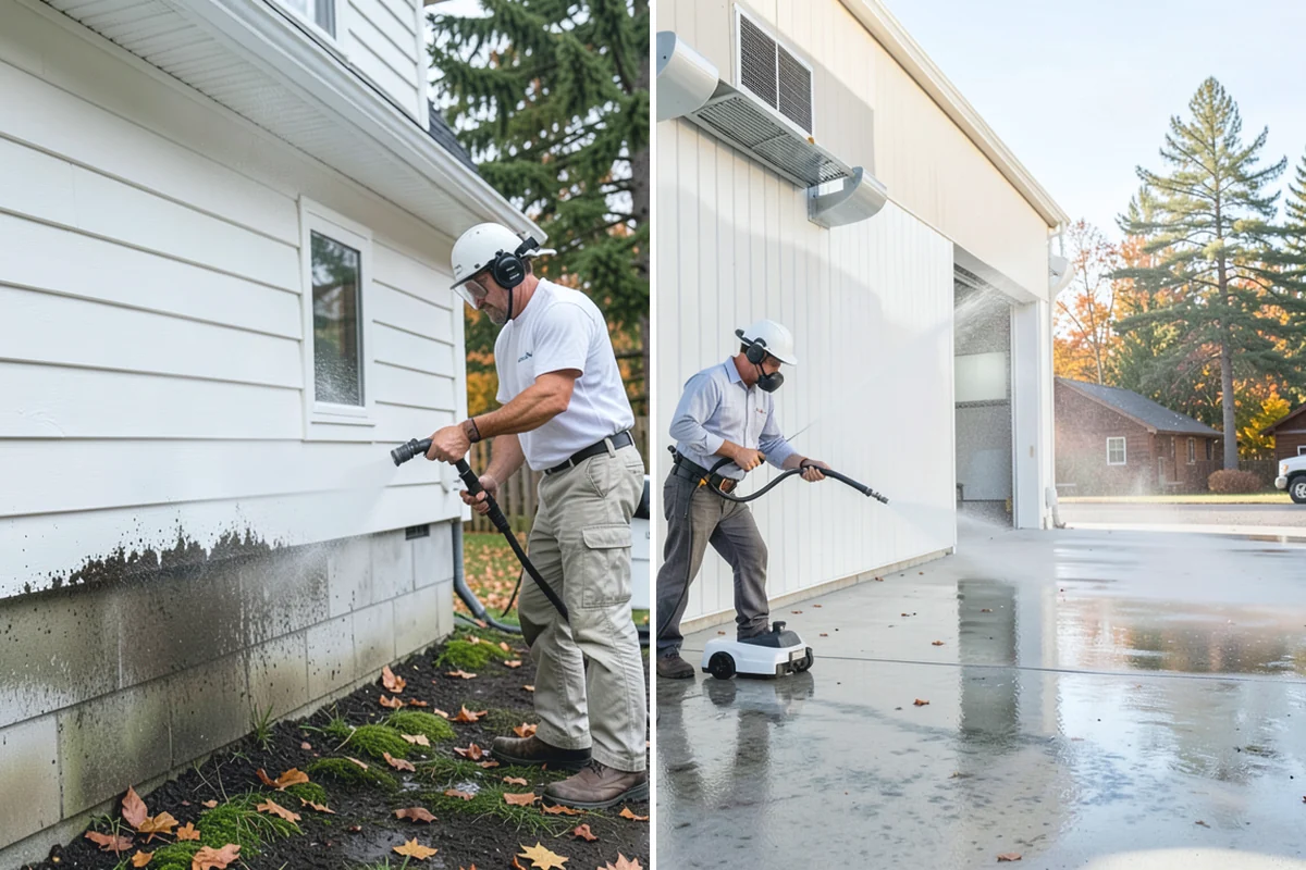 Gravel Border Cleaning in Coupeville, Island County, WA - Remove leaves, weeds, and large debris from the gravel
