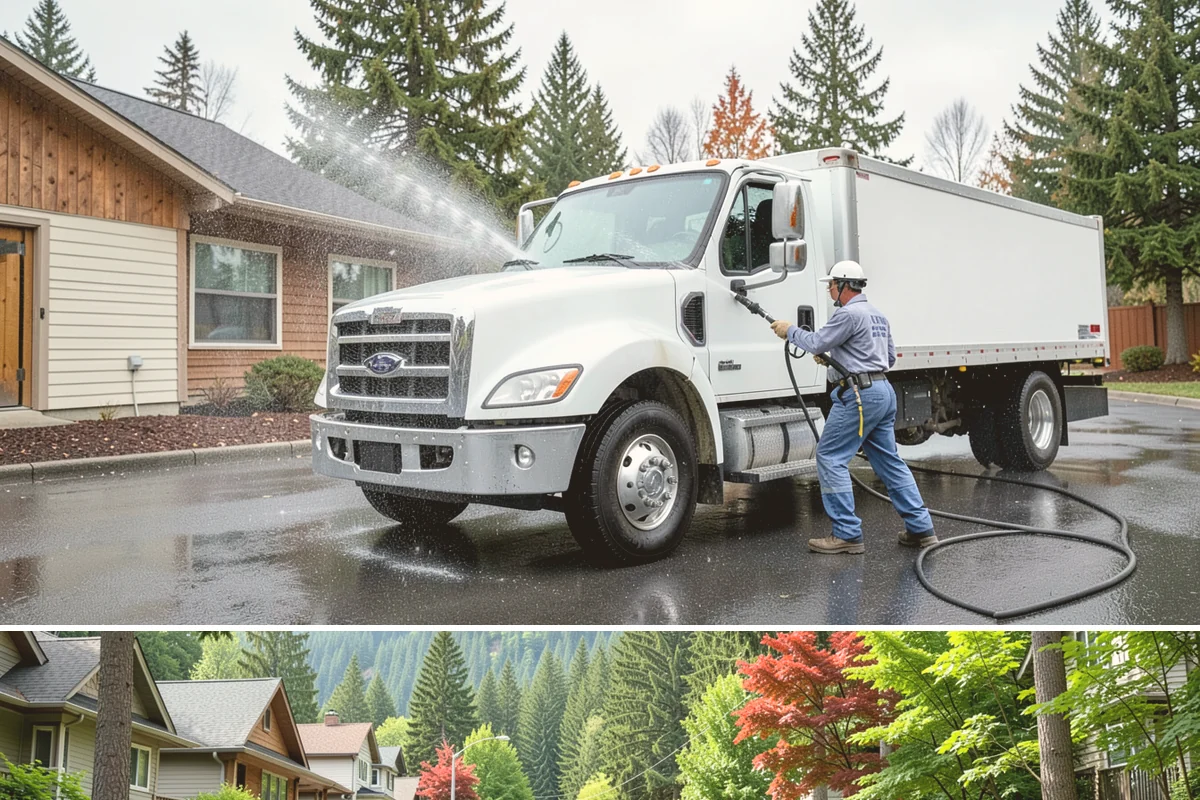 Gravel Border Cleaning in Darrington, Snohomish County, WA - Late fall and spring are ideal for clearing seasonal leaf drop and refreshing the borders.