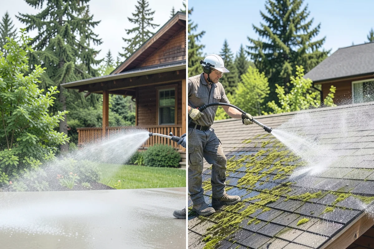 Gravel Border Cleaning in Des Moines, King County, WA - Remove leaves, weeds, and large debris from the gravel