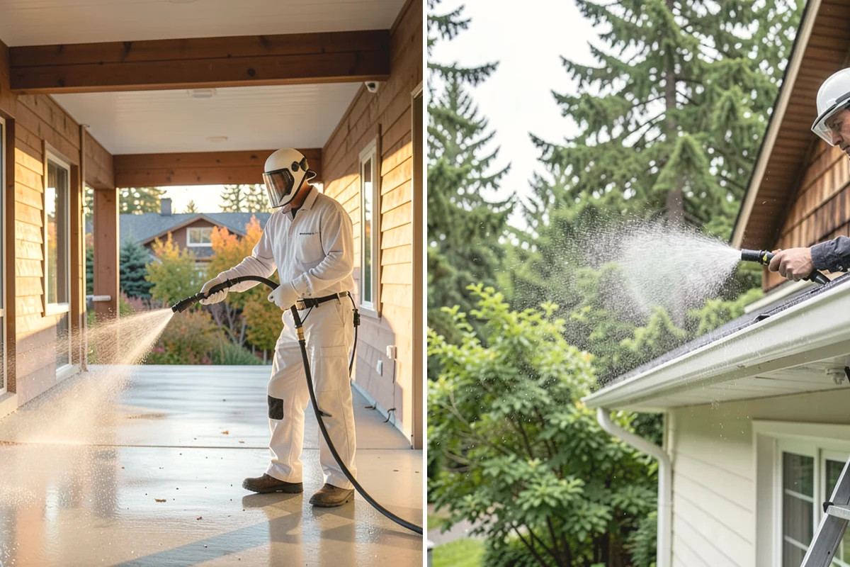 Gravel Border Cleaning in Duvall, King County, WA - Remove leaves, weeds, and large debris from the gravel
