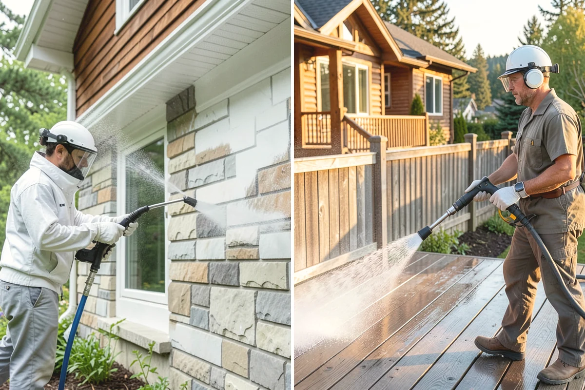 Gravel Border Cleaning in Edgewood, Pierce County, WA - Remove leaves, weeds, and large debris from the gravel