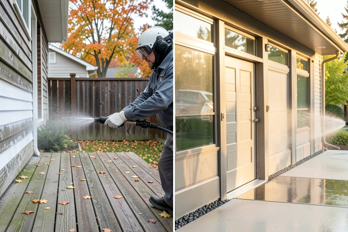 Gravel Border Cleaning in Fircrest, Pierce County, WA - Remove leaves, weeds, and large debris from the gravel