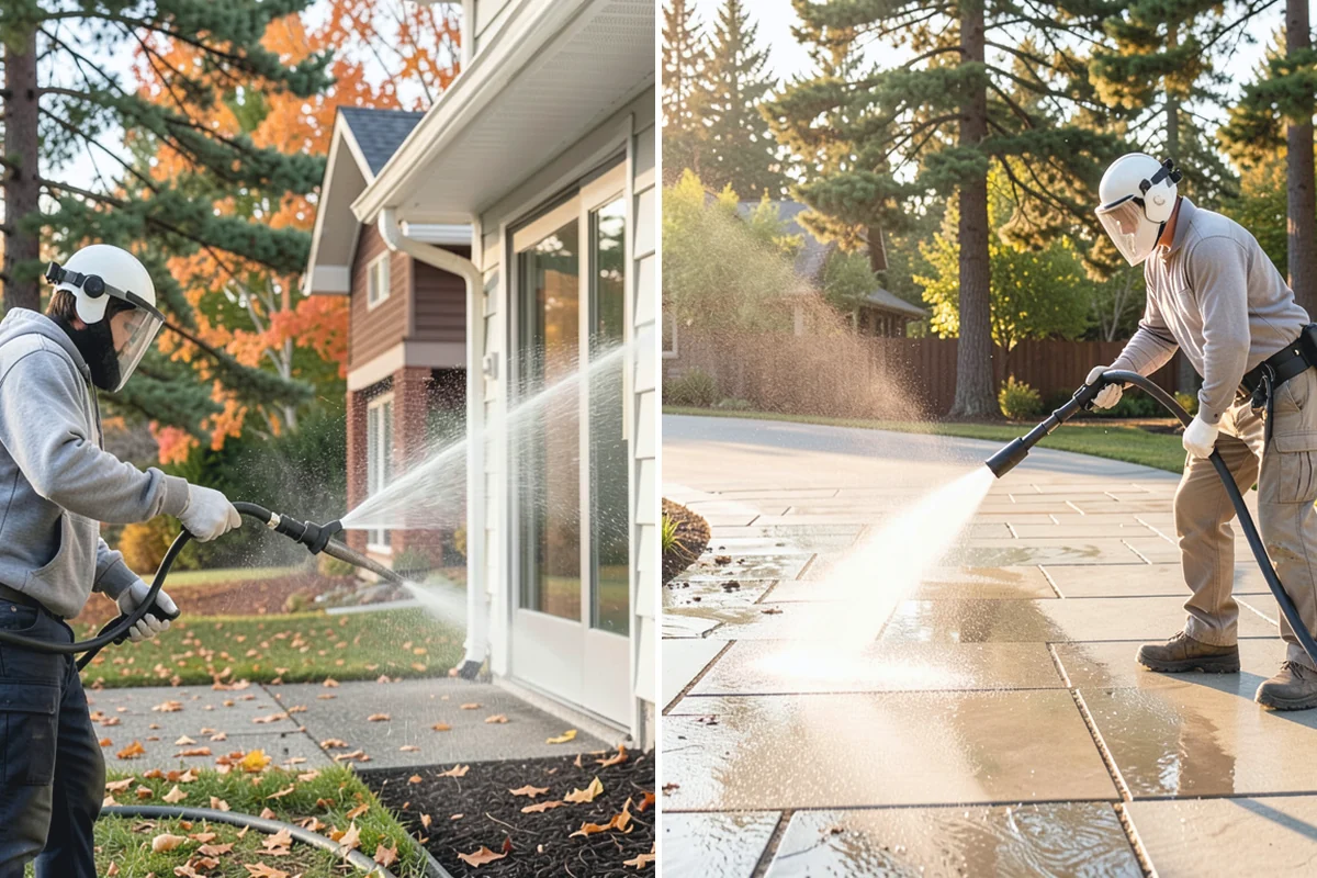 Gravel Border Cleaning in Gold Bar, Snohomish County, WA - Remove leaves, weeds, and large debris from the gravel
