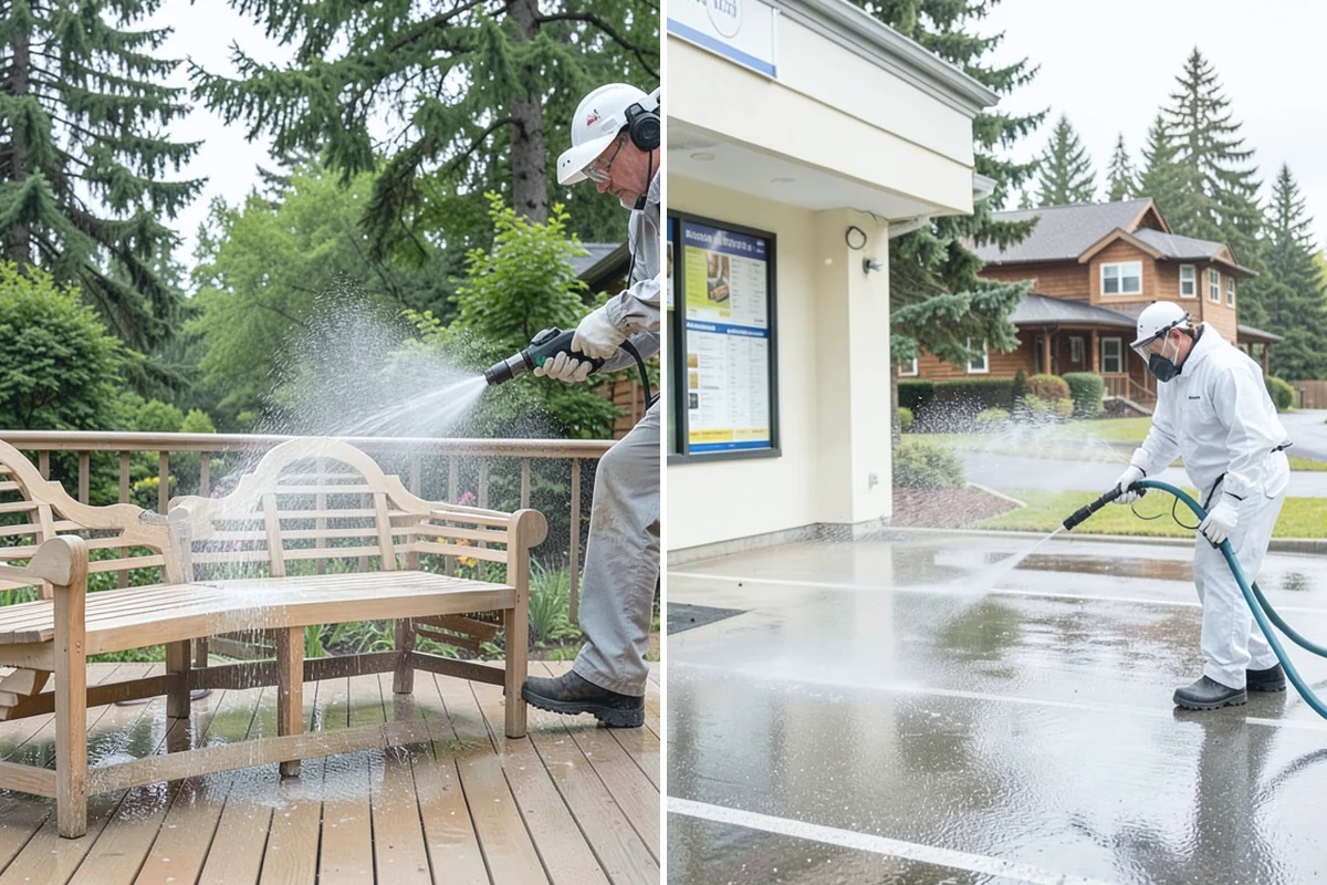 Gravel Border Cleaning in Granite Falls, Snohomish County, WA - Remove leaves, weeds, and large debris from the gravel