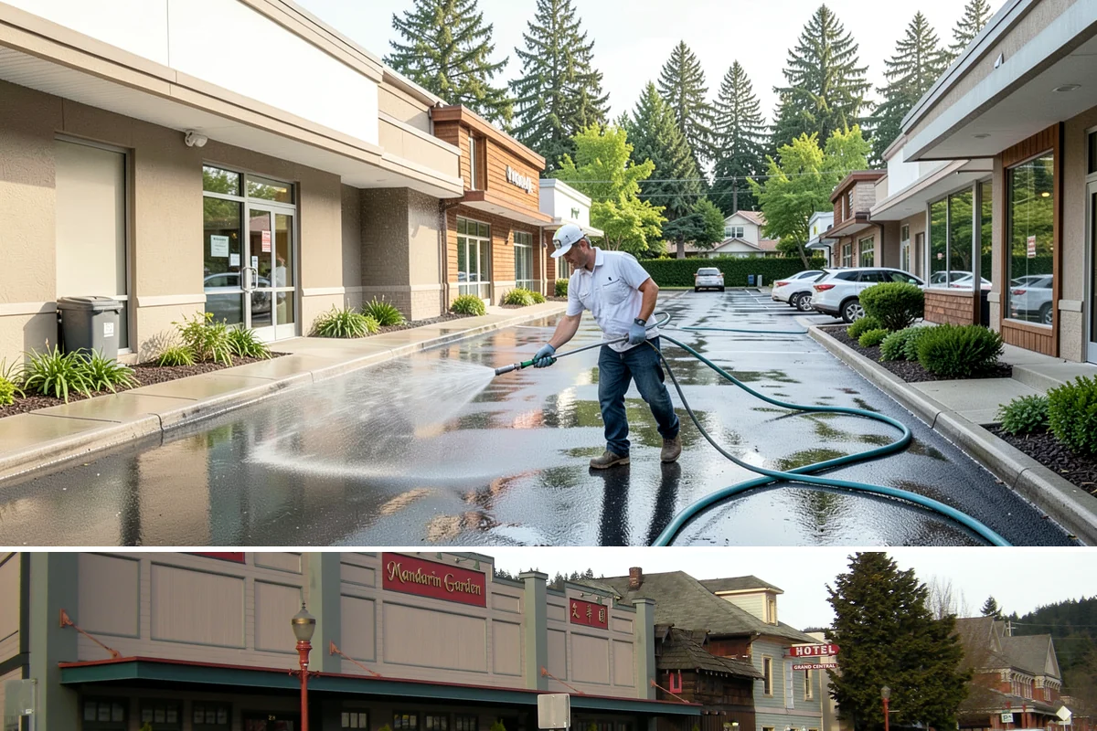 Gravel Border Cleaning in Issaquah, King County, WA - Late fall and spring are ideal for clearing seasonal leaf drop and refreshing the borders.