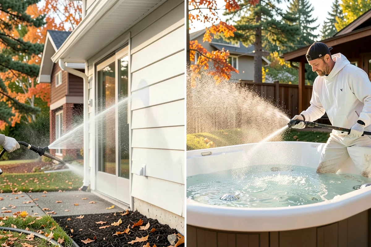 Gravel Border Cleaning in Kenmore, King County, WA - Remove leaves, weeds, and large debris from the gravel