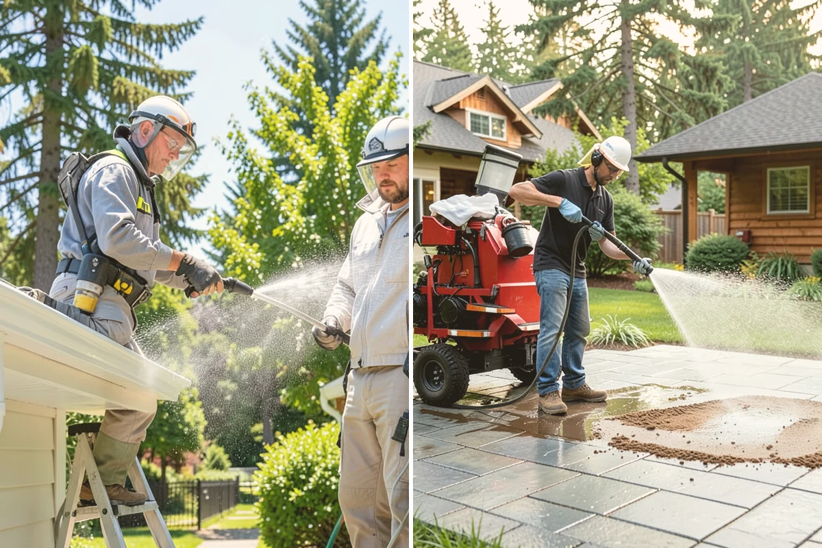 Gravel Border Cleaning in Kent, King County, WA - Remove leaves, weeds, and large debris from the gravel