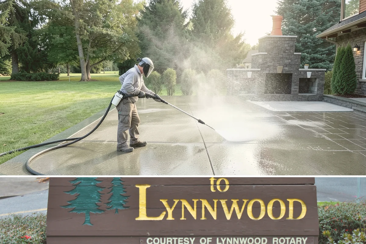 Gravel Border Cleaning in Lynnwood, Snohomish County, WA - Late fall and spring are ideal for clearing seasonal leaf drop and refreshing the borders.