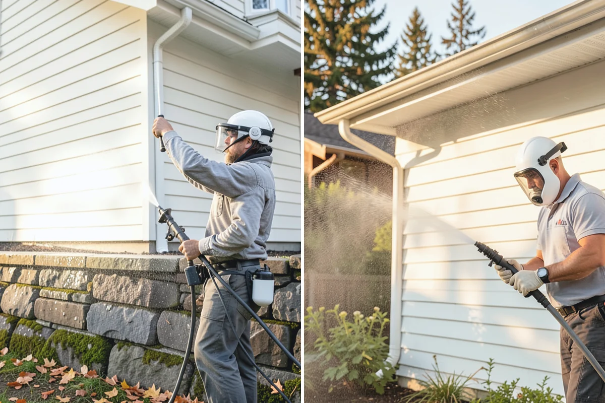 Gravel Border Cleaning in Marysville, Snohomish County, WA - Remove leaves, weeds, and large debris from the gravel