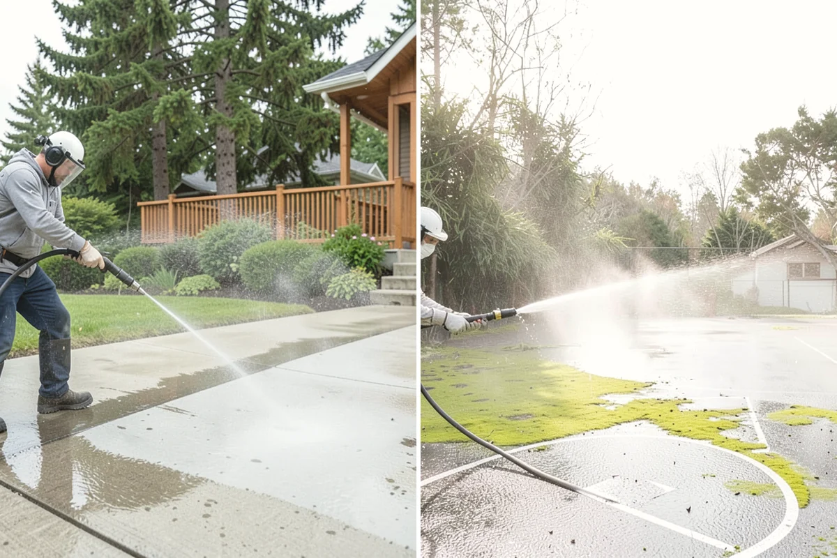 Gravel Border Cleaning in Mill Creek, Snohomish County, WA - Remove leaves, weeds, and large debris from the gravel