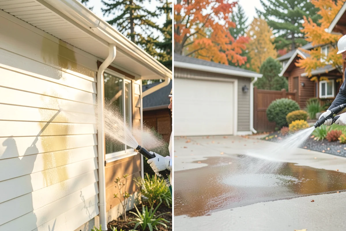 Gravel Border Cleaning in Monroe, Snohomish County, WA - Remove leaves, weeds, and large debris from the gravel