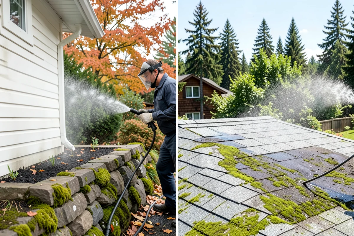Gravel Border Cleaning in Normandy Park, King County, WA - Remove leaves, weeds, and large debris from the gravel
