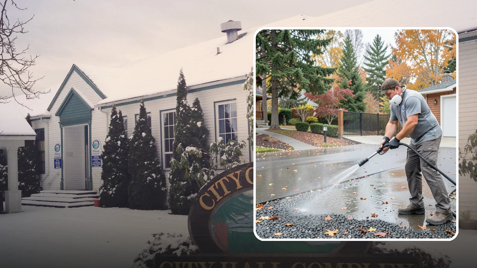 Gravel Border Cleaning in Pacific, King County, WA - Cleanup and refreshing of gravel borders and edges that frame Washington driveways and walkways.