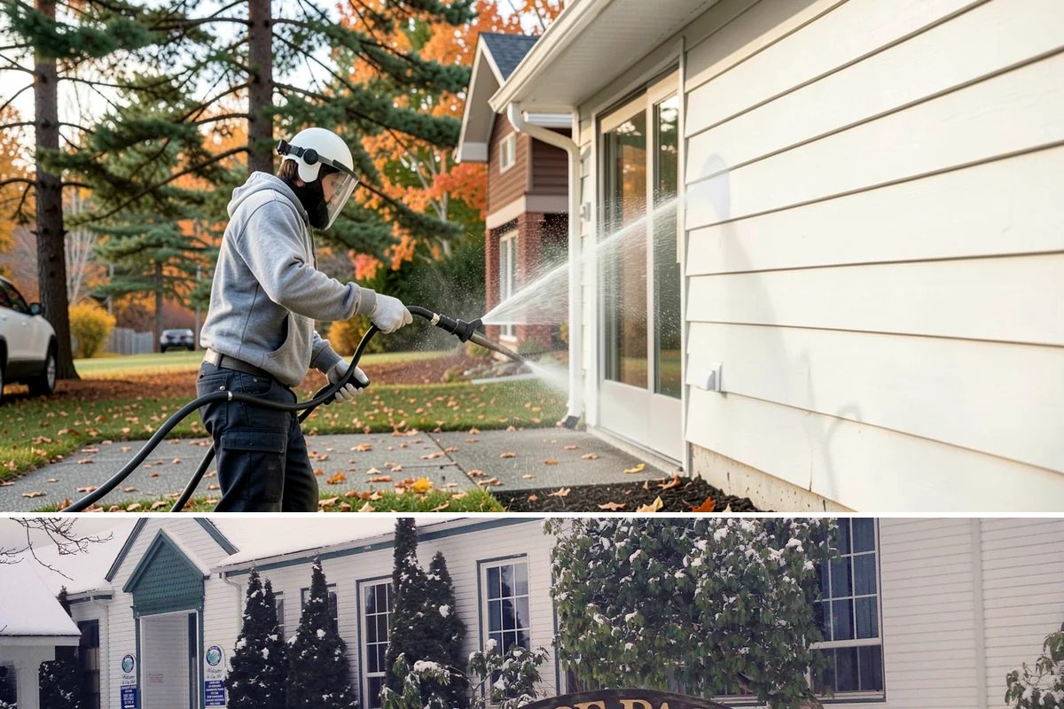 Gravel Border Cleaning in Pacific, King County, WA - Late fall and spring are ideal for clearing seasonal leaf drop and refreshing the borders.