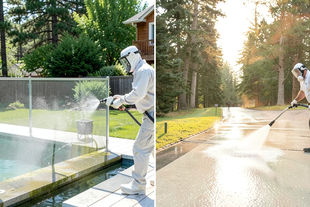 Gravel Border Cleaning in Puyallup, Pierce County, WA - Remove leaves, weeds, and large debris from the gravel