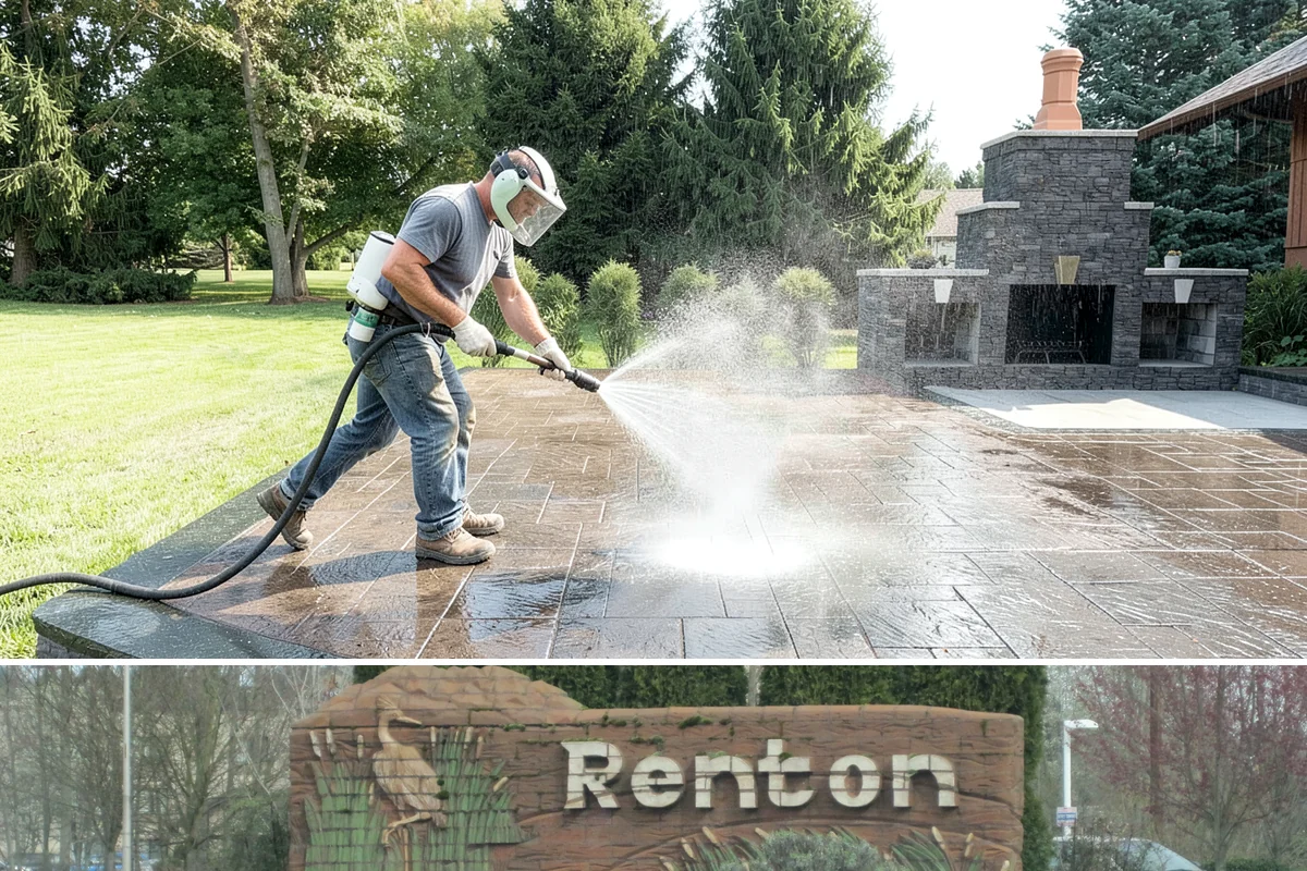 Gravel Border Cleaning in Renton, King County, WA - Late fall and spring are ideal for clearing seasonal leaf drop and refreshing the borders.