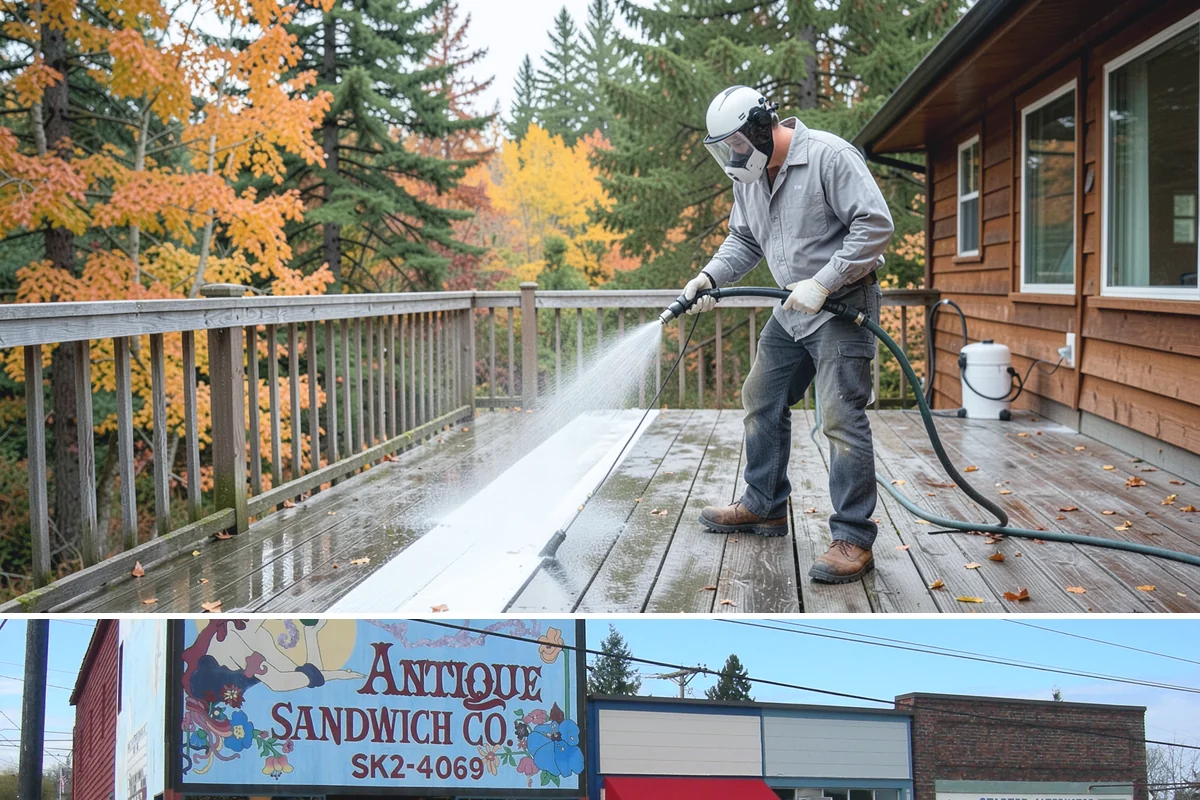 Gravel Border Cleaning in Ruston, Pierce County, WA - Late fall and spring are ideal for clearing seasonal leaf drop and refreshing the borders.
