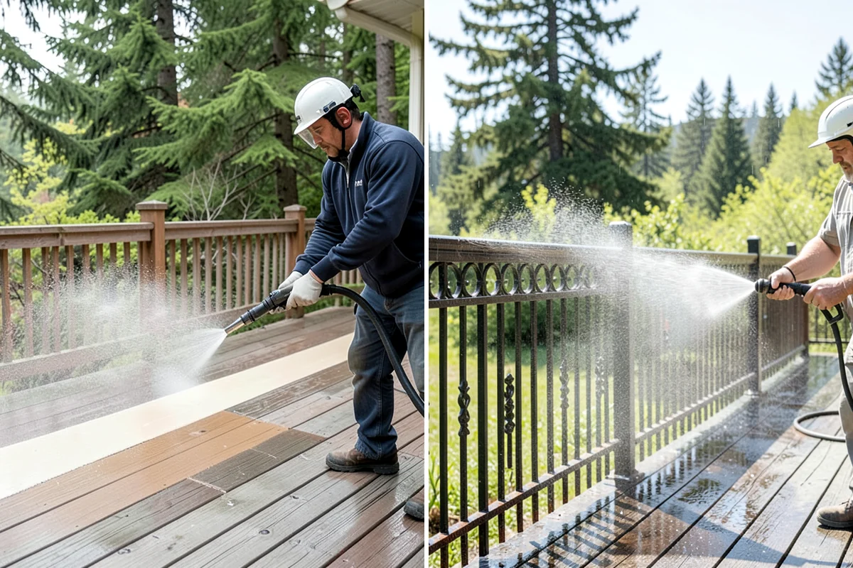 Gravel Border Cleaning in Seattle, King County, WA - Remove leaves, weeds, and large debris from the gravel
