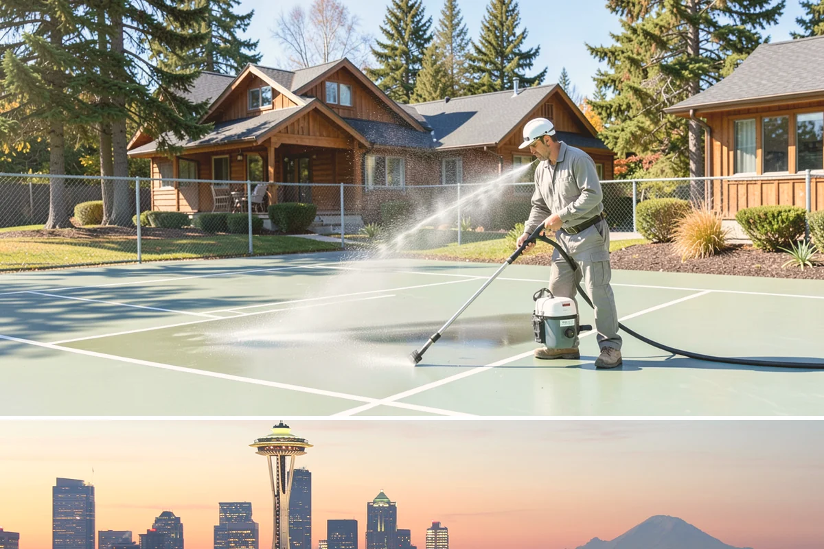 Gravel Border Cleaning in Seattle, King County, WA - Late fall and spring are ideal for clearing seasonal leaf drop and refreshing the borders.