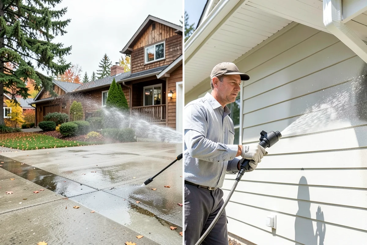 Gravel Border Cleaning in Sedro-Woolley, Skagit County, WA - Remove leaves, weeds, and large debris from the gravel