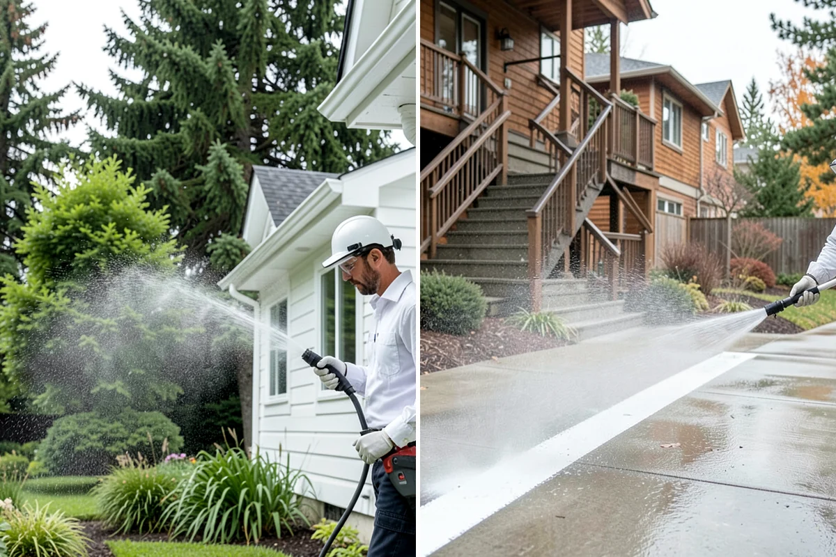 Gravel Border Cleaning in Shoreline, King County, WA - Remove leaves, weeds, and large debris from the gravel