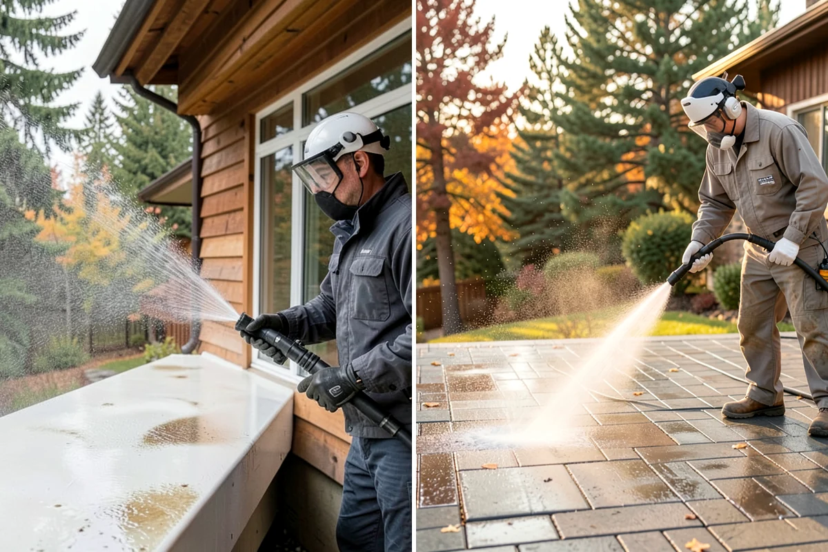 Gravel Border Cleaning in Snoqualmie, King County, WA - Remove leaves, weeds, and large debris from the gravel