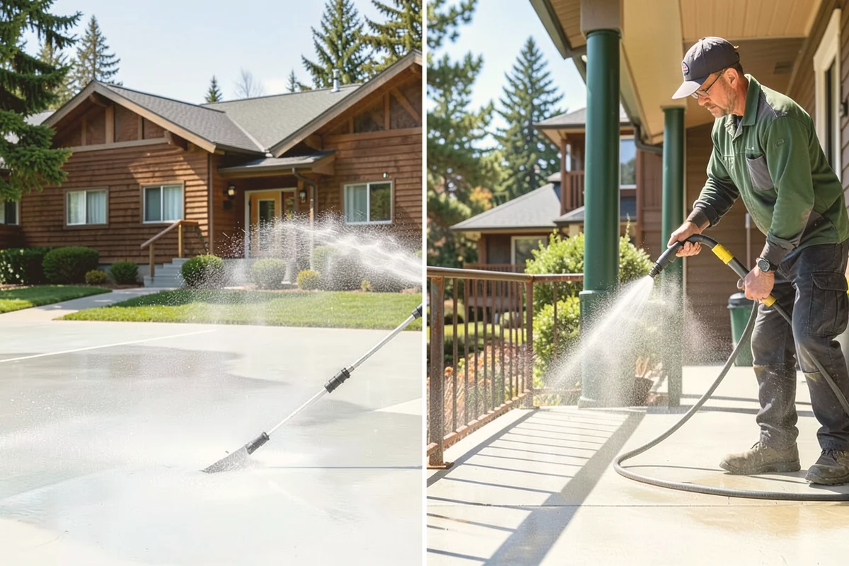 Gravel Border Cleaning in Stanwood, Snohomish County, WA - Remove leaves, weeds, and large debris from the gravel
