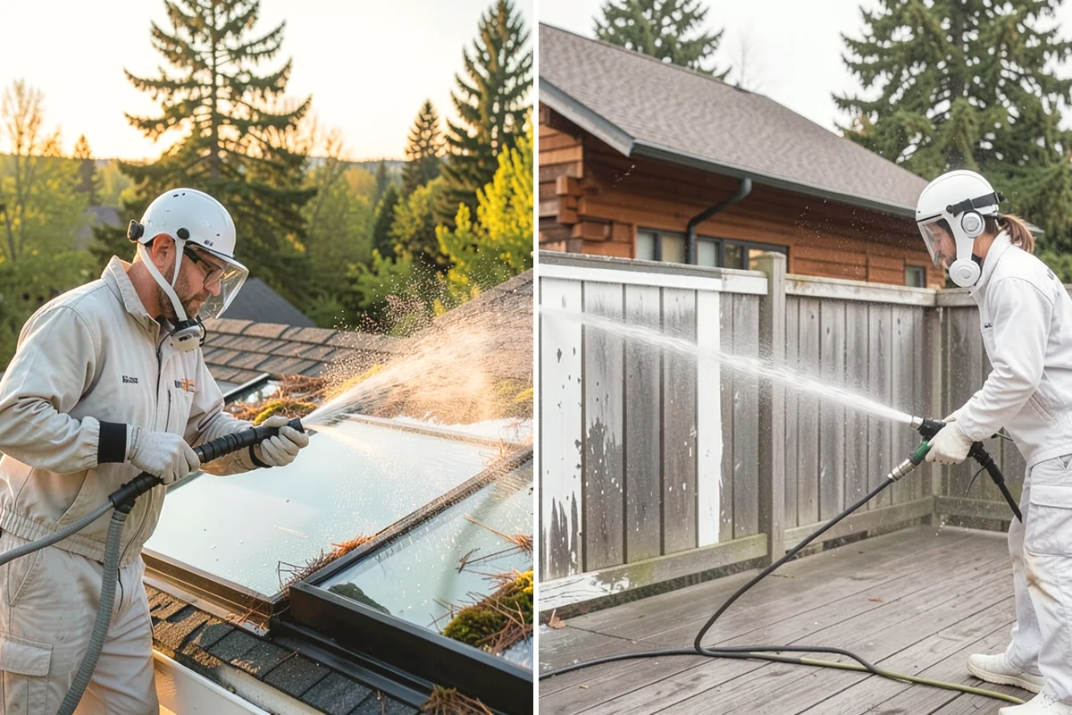 Gravel Border Cleaning in Steilacoom, Pierce County, WA - Remove leaves, weeds, and large debris from the gravel