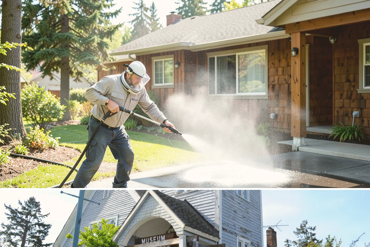 Gravel Border Cleaning in Steilacoom, Pierce County, WA - Late fall and spring are ideal for clearing seasonal leaf drop and refreshing the borders.