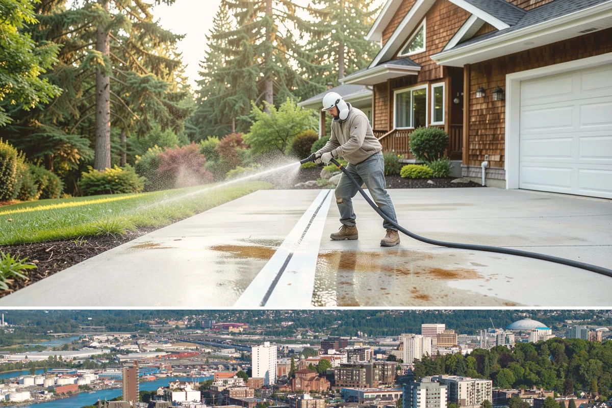 Gravel Border Cleaning in Tacoma, Pierce County, WA - Late fall and spring are ideal for clearing seasonal leaf drop and refreshing the borders.
